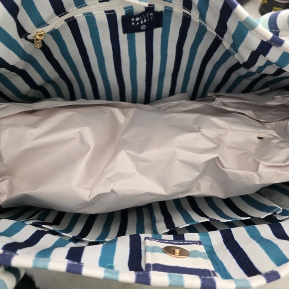 NWT Roller Rabbit Target Star Geo Terry Beach Large Tote Bag - Picture 13 of 13